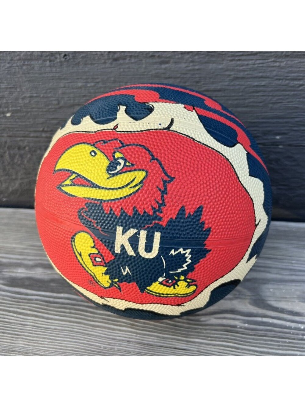 Kansas Jayhawks Full Size Basketball Indoor Outdoor Best Equipment Rock Chalk